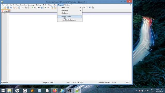 00. Instalar Python y Notepad++ смотреть онлайн