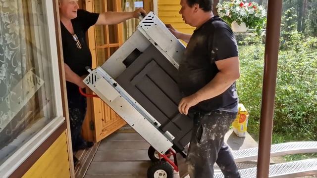 Эстония.Дачные влоги с Чудского озера.Привезли современный камин на дачу.Как построить камин.Влог