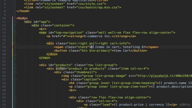 Vue.js 045 Displaying the cart info in the menu смотреть онлайн