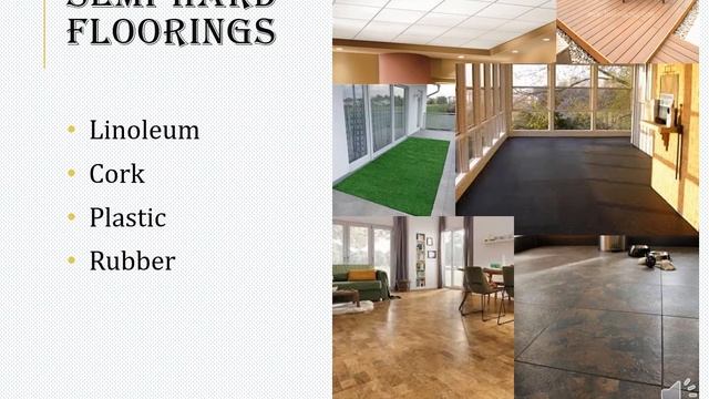 Floor Coverings and Finishes