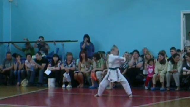 Клюева Юля сдает экзамен на 3-й кю