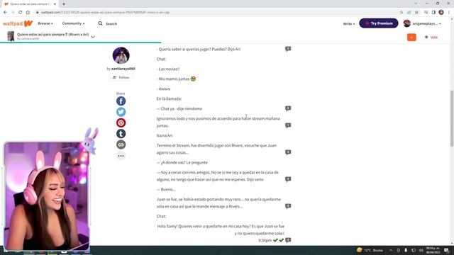 ARIGAMEPLAYS ,RIVERS Y AMA LEYENDO SU WATTPAD ??? |PARTE#1| смотреть онлайн