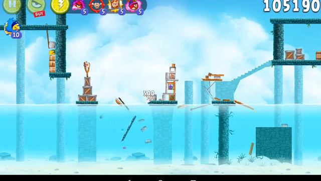 ANGRY BIRDS RIO 2-HIGH DIVE LEVEL 15 {THREE STAR WALKTHROUGH} смотреть онлайн