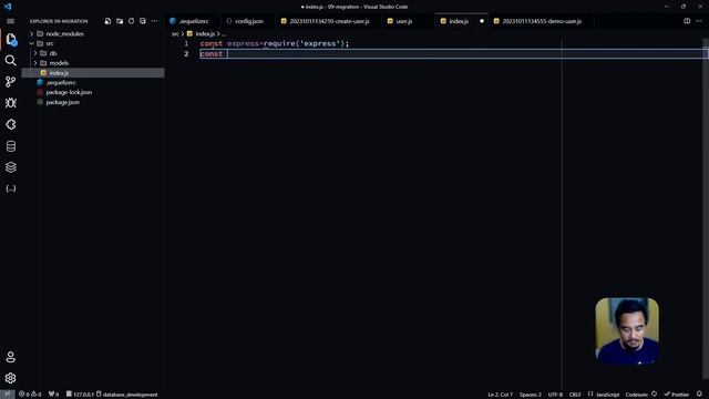 SEQUELIZE ORM TUTORIAL - MIGRATION (SEQUELIZE CLI) смотреть онлайн