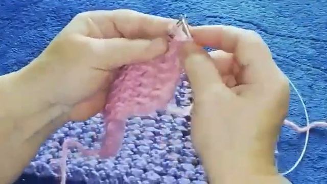 УЗОР СПИЦАМИ «ПУЗЫРЬКИ» ВЯЗАНИЕ МАСТЕР-КЛАСС ПОДРОБНЫЙ МК ЛЕГКО ДЛЯ НАЧИНАЮЩИХ