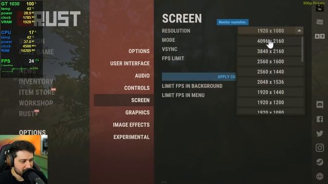 GT 1030 2GB GDDR5 - RUST in 2023! смотреть онлайн
