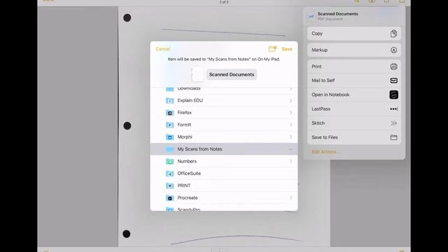 How to scan multiple pages as one pdf with an iphone смотреть онлайн