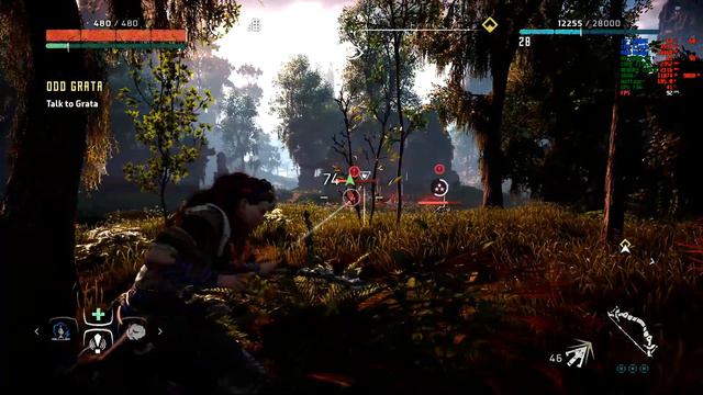 Horizon Zero Dawn - just a glimpse of the gameplay with HDR on смотреть онлайн
