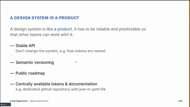 Communicating design system decisions with design tokens - Lukas Oppermann Live смотреть онлайн