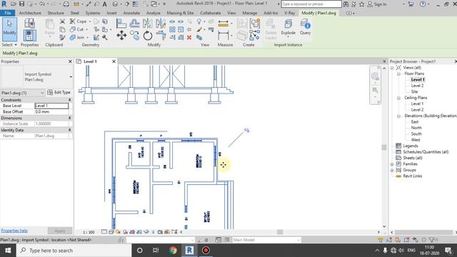 35. Import CAD Drawings In Revit | Revit Architecture Malayalam Tutorials смотреть онлайн