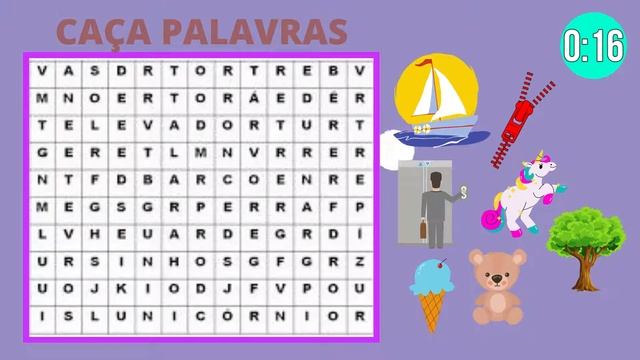 Caça Palavras - Quiz Divertido - Vamos Jogar Caça Palavras - Encontre as Palavras смотреть онлайн