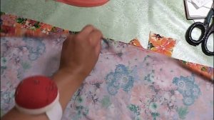 Интересное платье из штапеля. Крой и шитье.