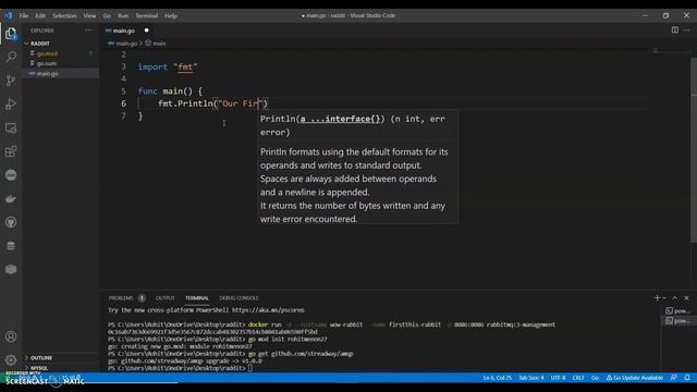 Golang RabbitMQ using Docker | Connect to RabbitMQ instance смотреть онлайн