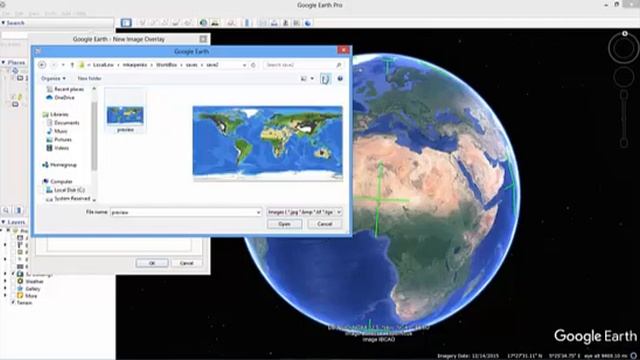 how to add image overlay (import raster) / how i made earth pangea смотреть онлайн