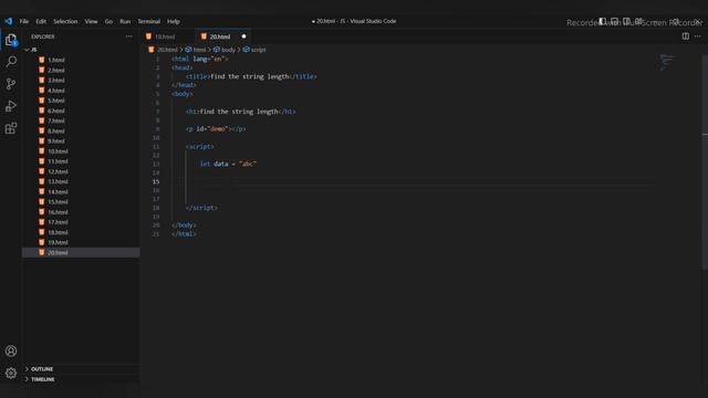Find the length of any string || java script смотреть онлайн