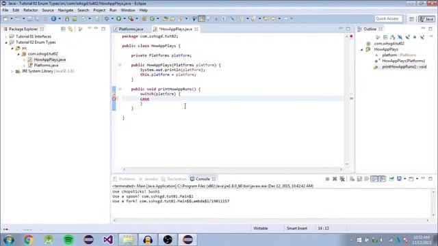 Programming Tutorial 28 - Intermediate Java - 2 - Enum Type смотреть онлайн
