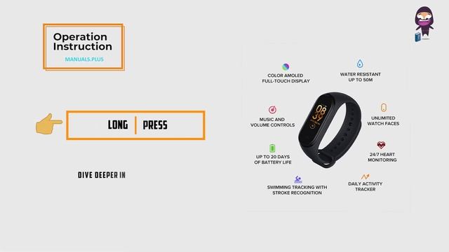MINISO M4 Sport Smart Bracelet User Manual - How to Set Up and Use смотреть онлайн