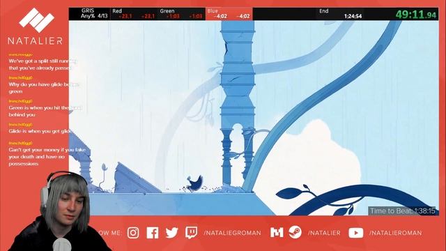 Debating Star Wars while doing GRIS Any% Speedrun (No OOB) смотреть онлайн