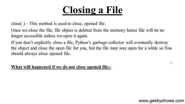 Closing a File in Python (Hindi) смотреть онлайн