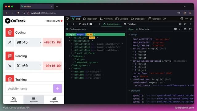 Vue Composition API с нуля #82 - Рефакторинг модуля timeline items смотреть онлайн