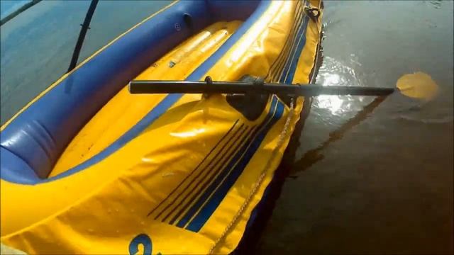 Надувная лодка от Intex - Challenger-2, экстремальное испытание лодки на плавучесть на реке Чусовая смотреть онлайн