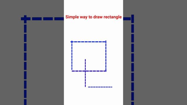 Simple way to draw a rectangle смотреть онлайн