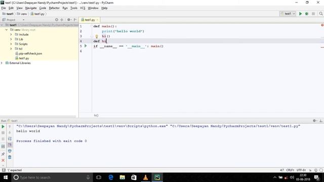 Concept of main() in python смотреть онлайн