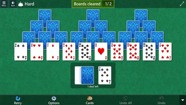 Star Club\Solitaire World Tour: TriPeaks - Hard - Clear 2 boards in 2 deals смотреть онлайн
