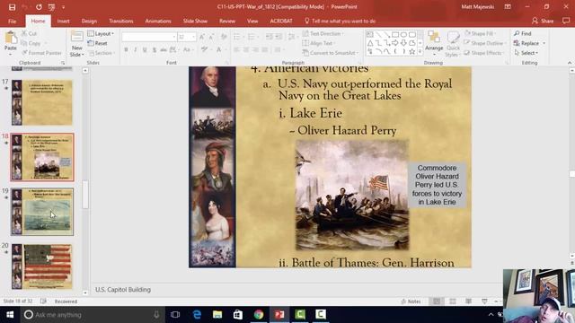 War of 1812 Slides/Notes смотреть онлайн