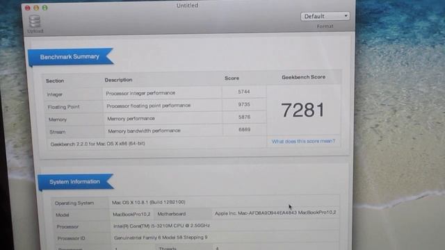  MacBook Pro 13" Retina Display Geekbench Test смотреть онлайн