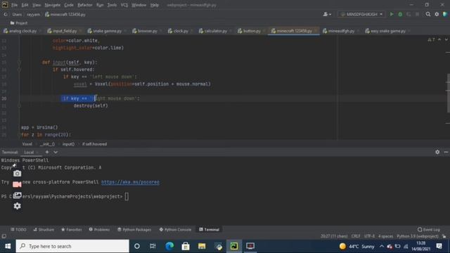 How to make 3d Minecraft using just 30 lines of code Python Pycharm ide смотреть онлайн