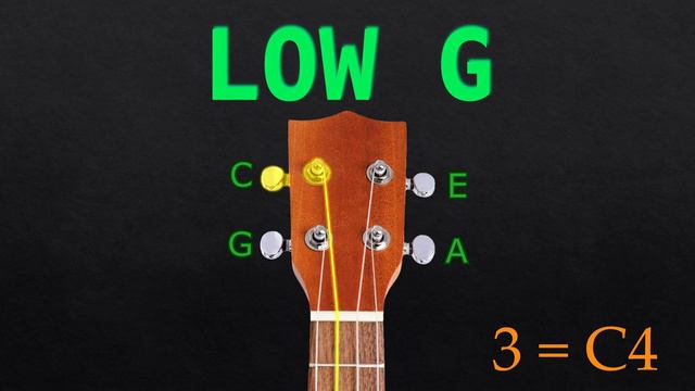 LOW G - UKULELE Tuning (Tuner) смотреть онлайн