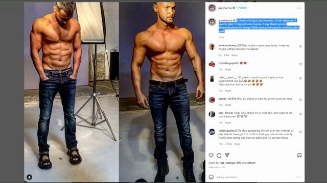 Analyzing Aayush Sharma's Body Transformation for "ANTIM" смотреть онлайн