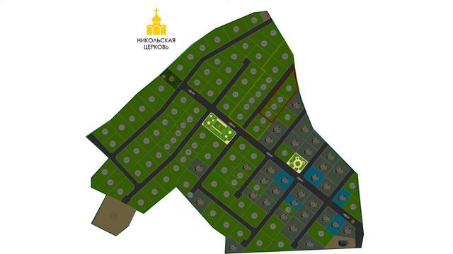 Гепнплан коттеджного поселка Миловидное | Место для жизни смотреть онлайн