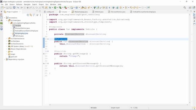 Field injection vs Constructor injection vs Setter injection (@autowired annotation in spring) смотреть онлайн