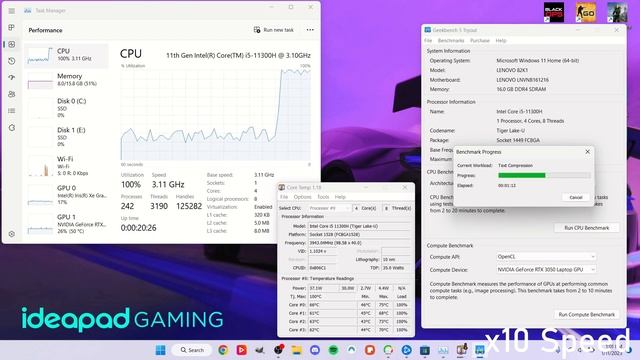 Intel Core i5 11300H Benchmark смотреть онлайн