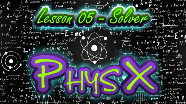 Autodesk Maya + PhysX (Урок 05) Решатель - Solver