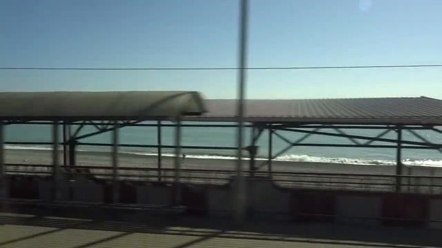 Пляжи и море Лазаревского из окна Ласточки. Поездка в мае 2019 смотреть онлайн