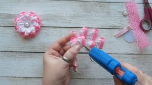Простые бантики из узких лент. Бантики в сад DIY | Simple narrow ribbon bows