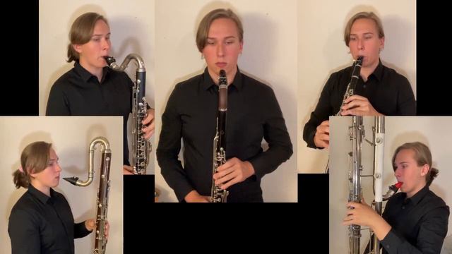 Monteverdi - Sovra Tenere Herbette - Clarinet Quintet смотреть онлайн