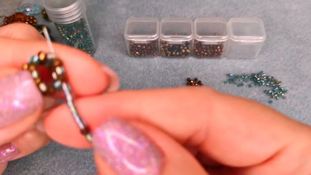 Как оплести бусину бисером смотреть онлайн