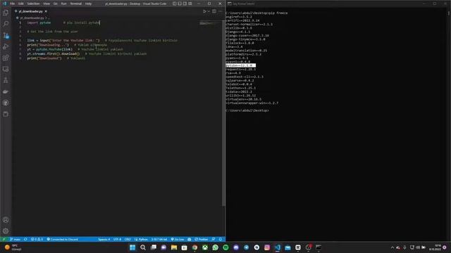 Python bilan YouTube Downloader yozdik смотреть онлайн