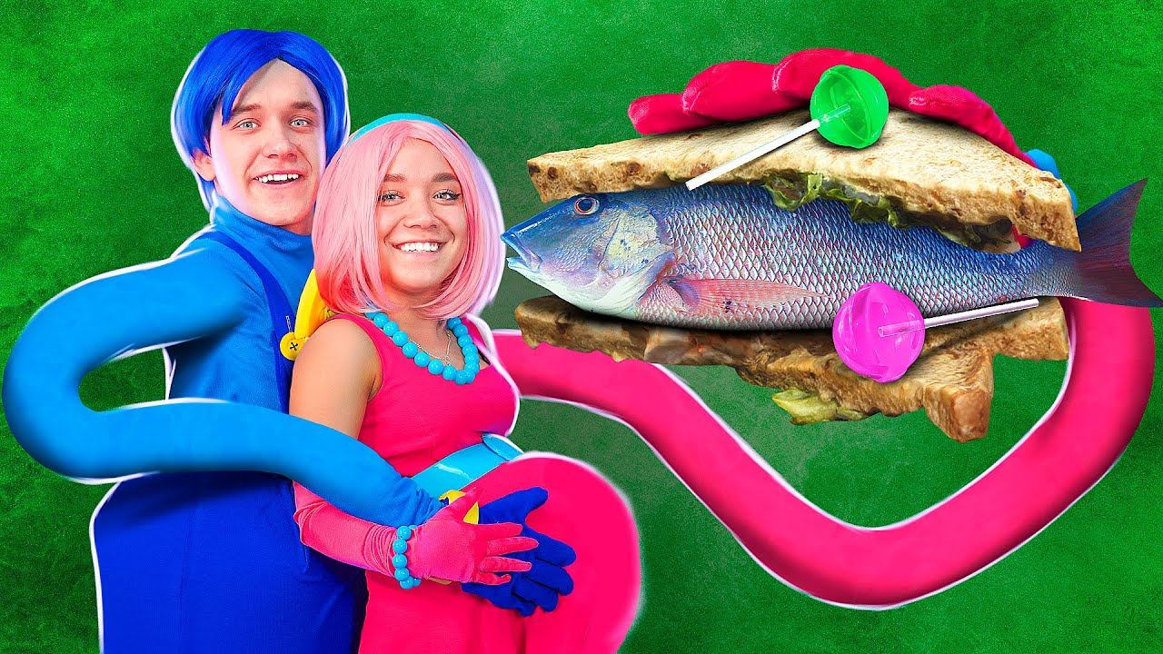 Pregnant Types! Mommy long legs is pregnant! Poppy playtime in real life! смотреть онлайн