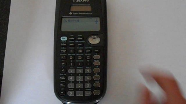TI 36X Pro Fractions to Decimals conversion смотреть онлайн