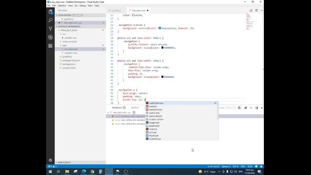 Creating Navigation Bar in CSS смотреть онлайн