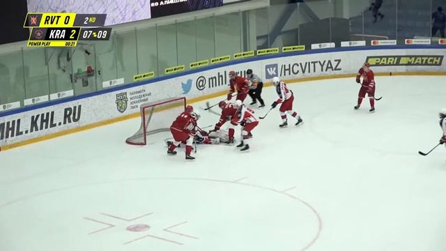 Первый дубль Гуськова в МХЛ принес «Красной Армии» крупную победу смотреть онлайн