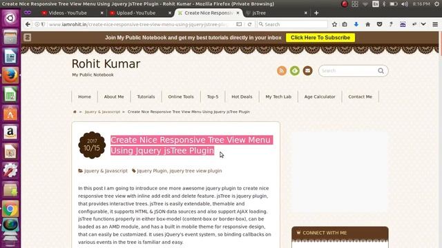 Create Nice Responsive Tree View Menu Using Jquery jsTree Plugin смотреть онлайн