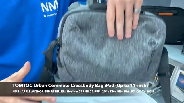 NMS Review: TOMTOC Urban Commute Crossbody Bag (Up to 11-inch) @ NMS - Apple Authorised Reseller смотреть онлайн