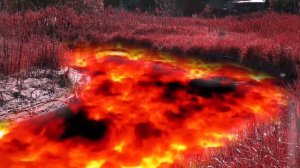 ДИНОЗАВРЫ подземелья живут в ЛАВЕ